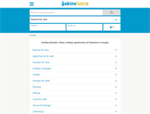 Tablet Screenshot of croatia.gabinohome.com